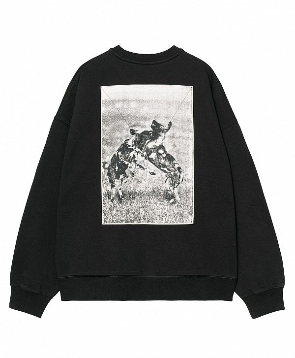 CARHARTT WIP NO PLAY CREW BLACK
