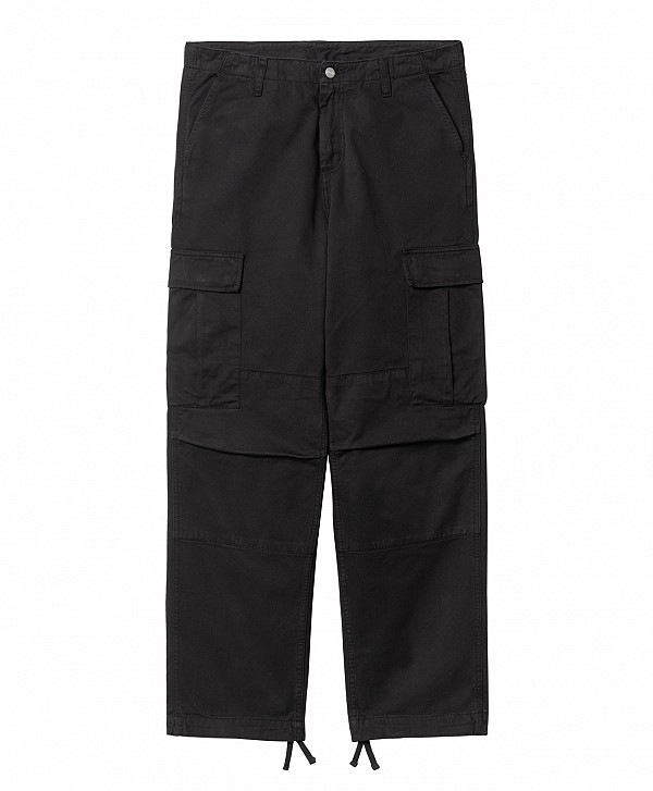 CARHARTT WIP REGULAR CARGO PANT BLACK GARMENT DYED