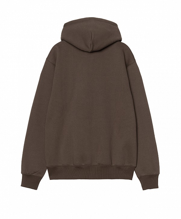 CARHARTT WIP LOGO HOOD VITOLA/CITADEL