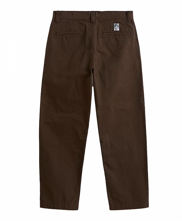 VANS X ATIBA SKATE LOOSE HAZE CHINO PANTS COAL BROWN