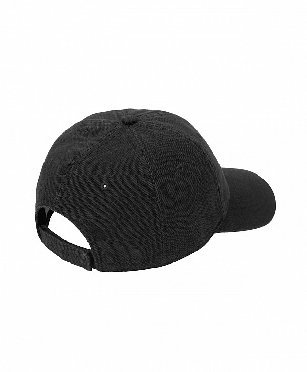 CARHARTT WIP SELBY CANVAS CAP BLACK STONE WASHED