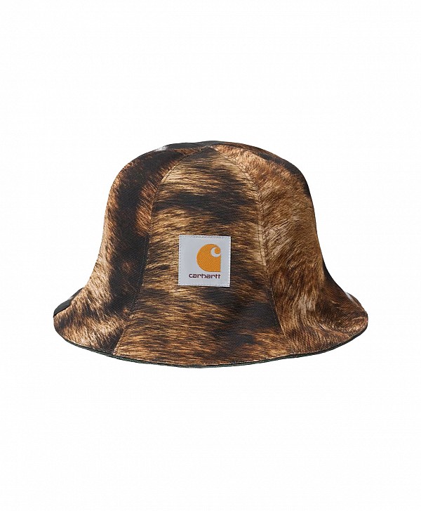 CARHARTT WIP CORDURA SAUNA HAT OLIVE/WILD DOG PRINT