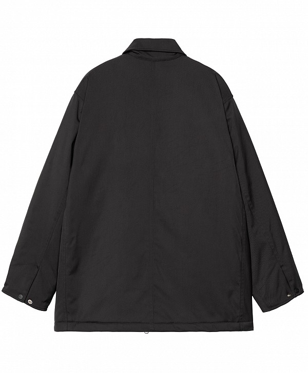 CARHARTT WIP LEROY CHORE COAT BLACK
