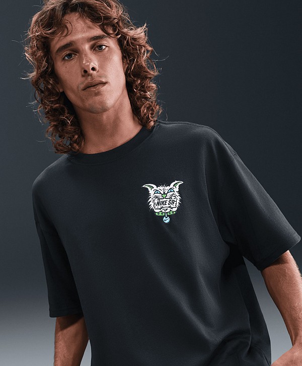 NIKE SB MAX 90 SKATE CHAR TEE OFF NOIR