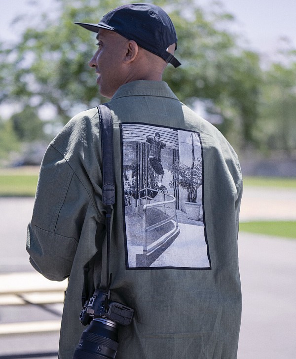 VANS X ATIBA SKATE HAZE MILITARY OVERSHIRT PINE FOREST