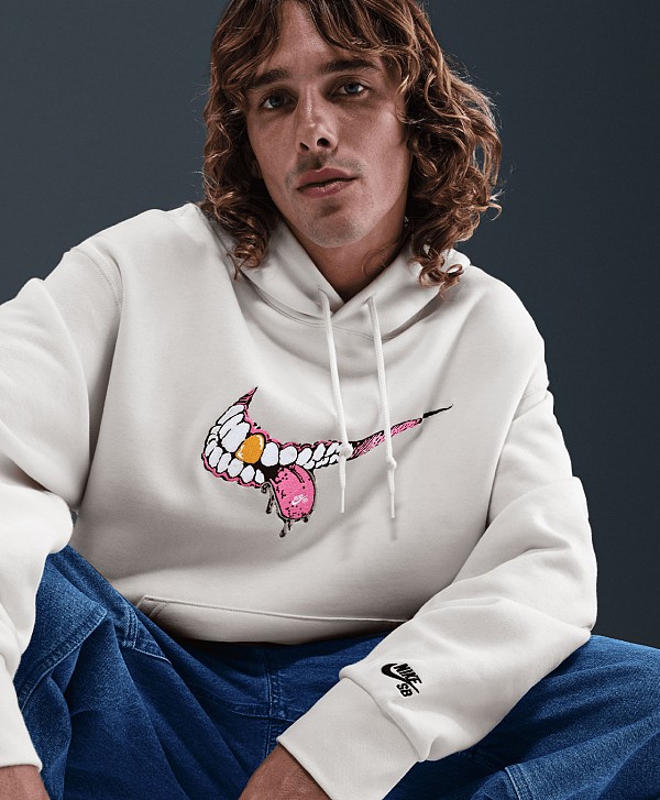 NIKE SB SWOOSH GRILL HOOD SAIL/BLACK