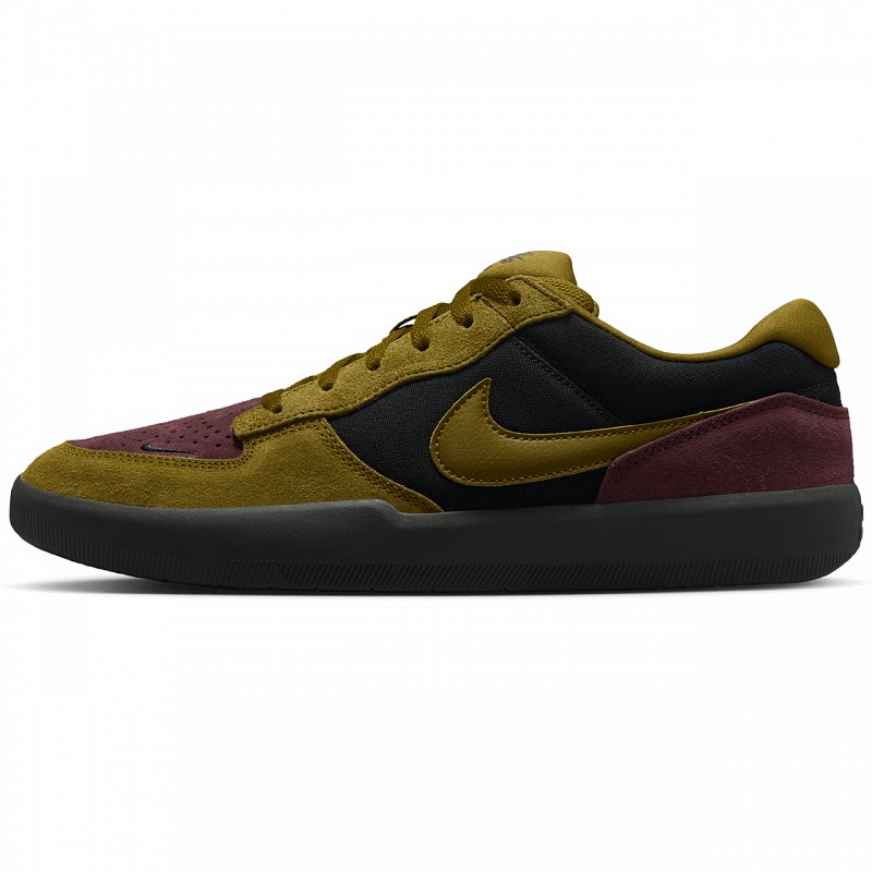 NIKE SB FORCE 58 BLACK/OLIVE FLAK-BURGUNDY CRUSH-OFF NOIR