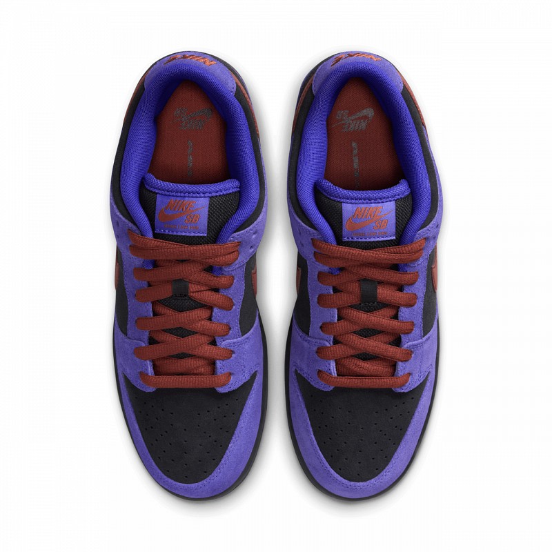 NIKE SB DUNK LOW PRO PERSIAN VIOLET/CINNAMON-OFF NOIR