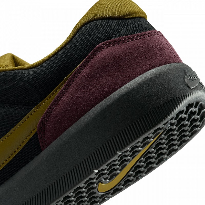 NIKE SB FORCE 58 BLACK/OLIVE FLAK-BURGUNDY CRUSH-OFF NOIR