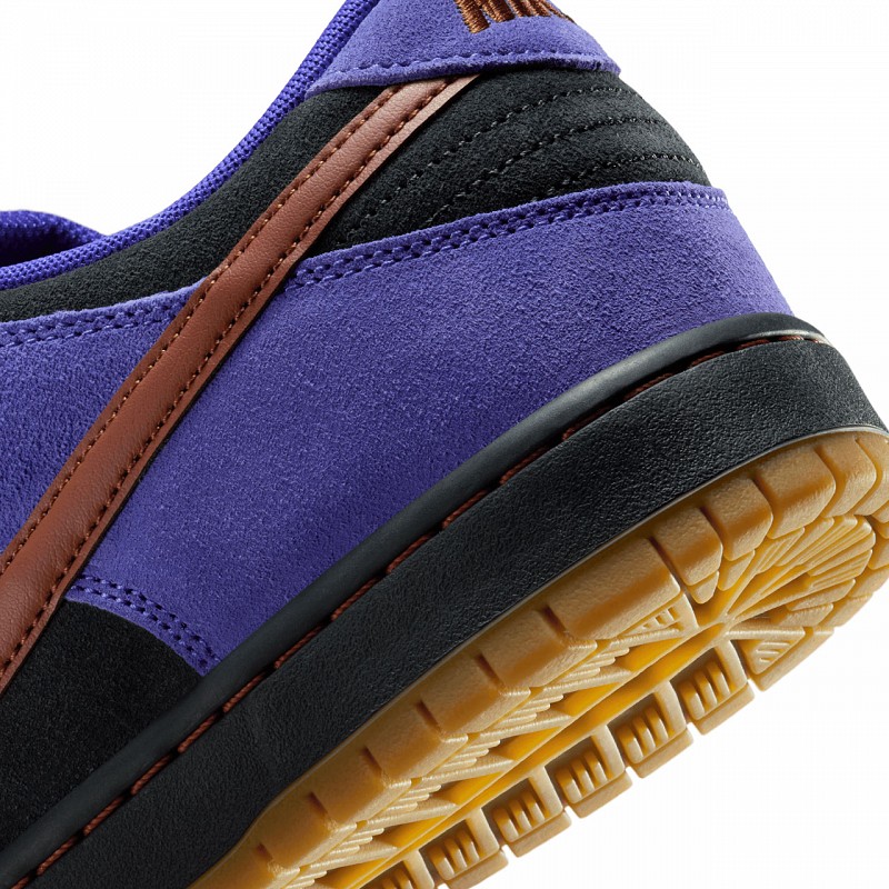 NIKE SB DUNK LOW PRO PERSIAN VIOLET/CINNAMON-OFF NOIR
