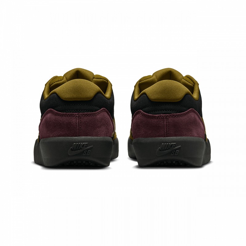 NIKE SB FORCE 58 BLACK/OLIVE FLAK-BURGUNDY CRUSH-OFF NOIR