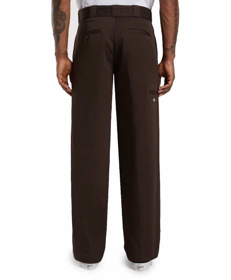 DICKIES 247 LOOSE WORK PANTS DARK BROWN