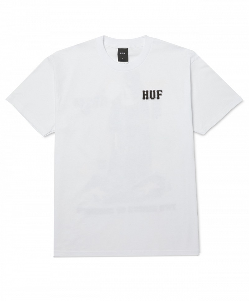 HUF TWO BLOCKS OF SUNSHINE TEE WHITE