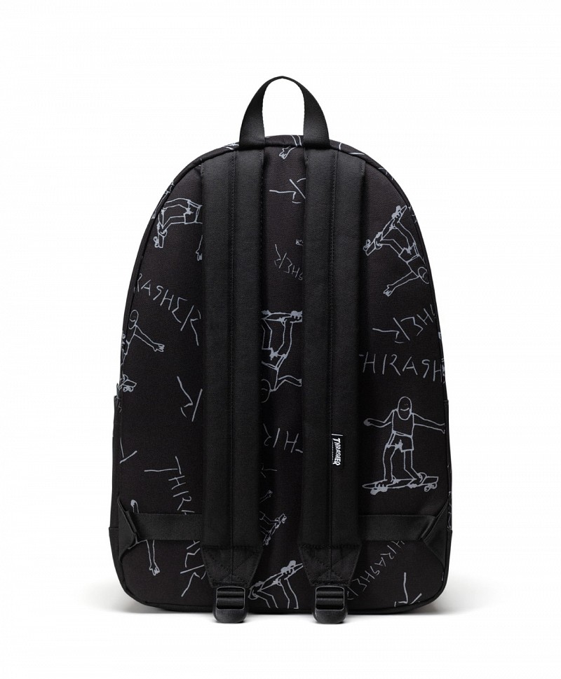 HERSCHEL X THRASHER GONZ CLASSIC XL BACKPACK BLACK