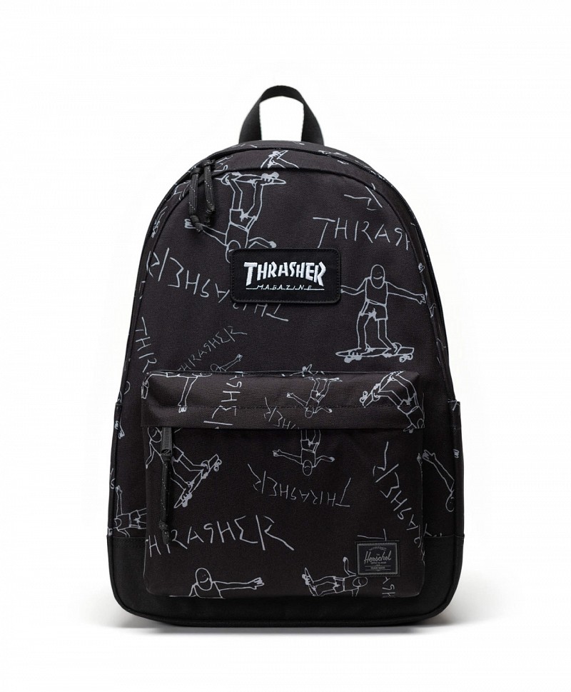 HERSCHEL X THRASHER GONZ CLASSIC XL BACKPACK BLACK