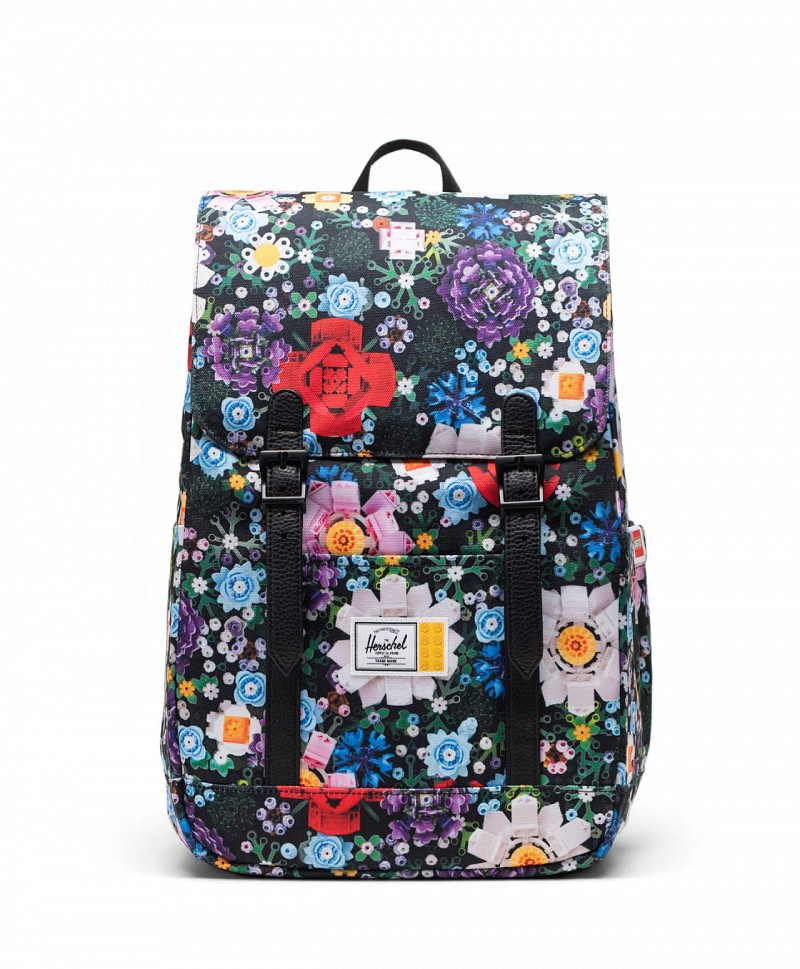 HERSCHEL X LEGO RETREAT SMALL BACKPACK GARDEN FLORAL