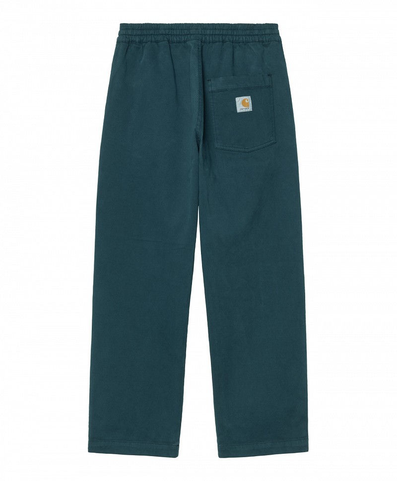 CARHARTT WIP FLOYDE PANT DEEP LAGOON GARMENT DYED