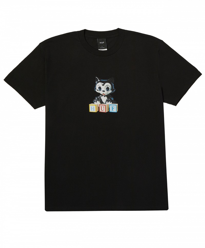 HUF BLOCKS TEE BLACK