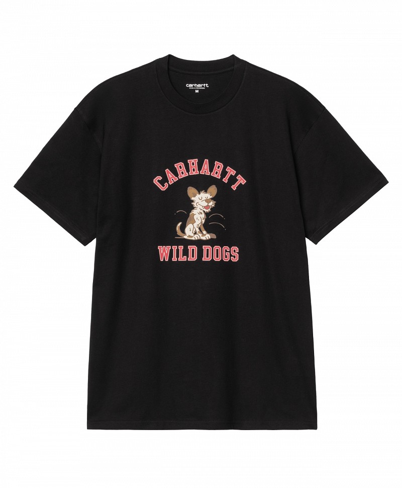 CARHARTT WIP WILD DOG TEE BLACK