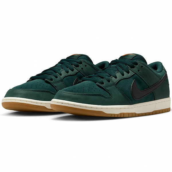 NIKE SB 'ORANGE LABEL' DUNK LOW PRO DEEP FIR/BLACK-FIR-SAIL