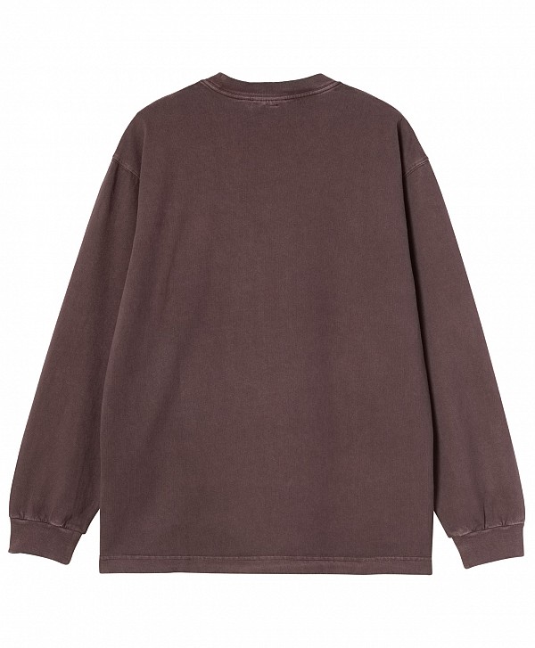 CARHARTT WIP VISTA LONG SLEEVE PALISANDER GARMENT DYED