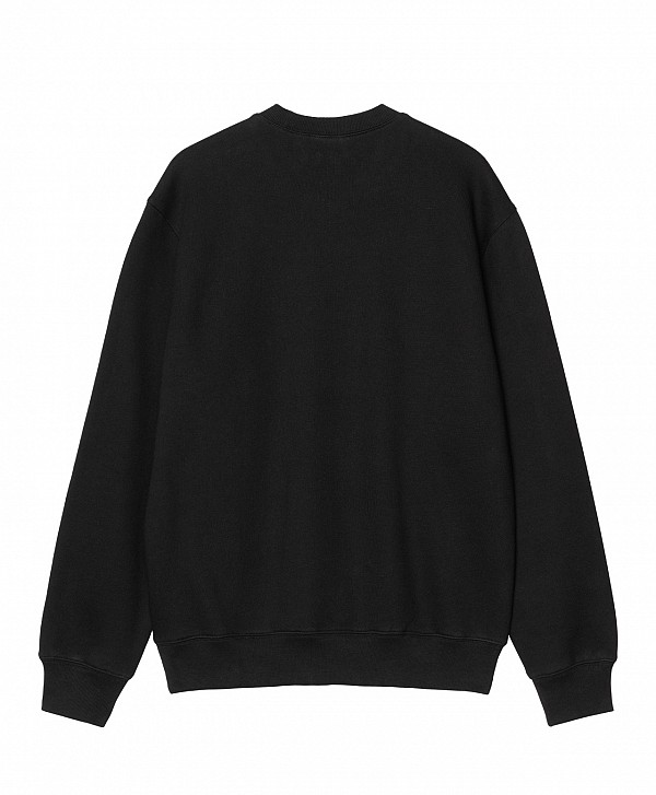 CARHARTT WIP SCHOOLING CREW BLACK