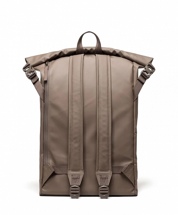 HERSCHEL ROLL TOP WEATHER RESISTANT BACKPACK MAJOR BROWN