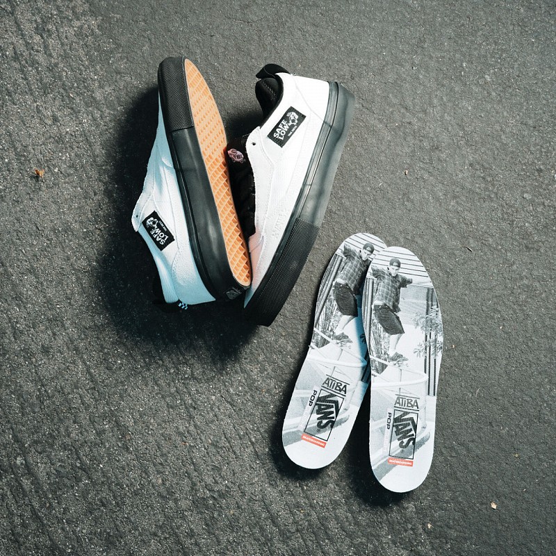 VANS X ATIBA SKATE SAFE LOW BONE WHITE/BLACK