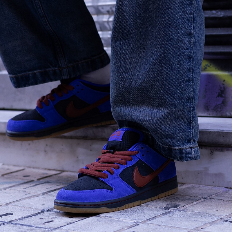 NIKE SB DUNK LOW PRO PERSIAN VIOLET/CINNAMON-OFF NOIR - Sold out