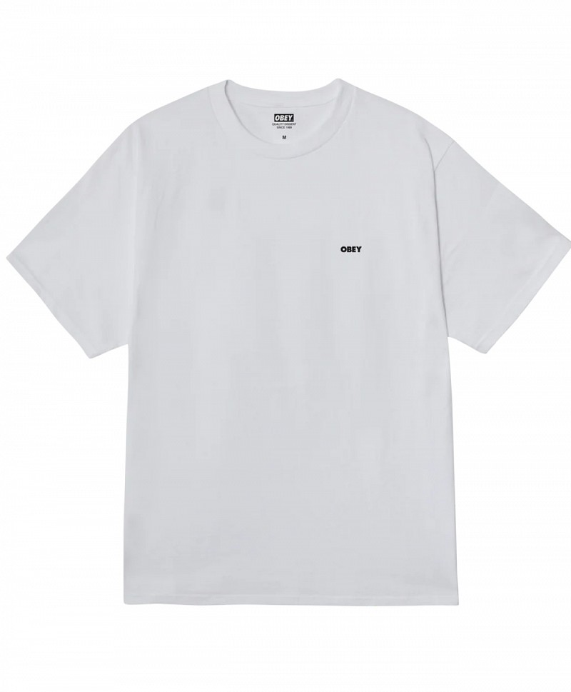 OBEY STEADY MOBBIN TEE WHITE