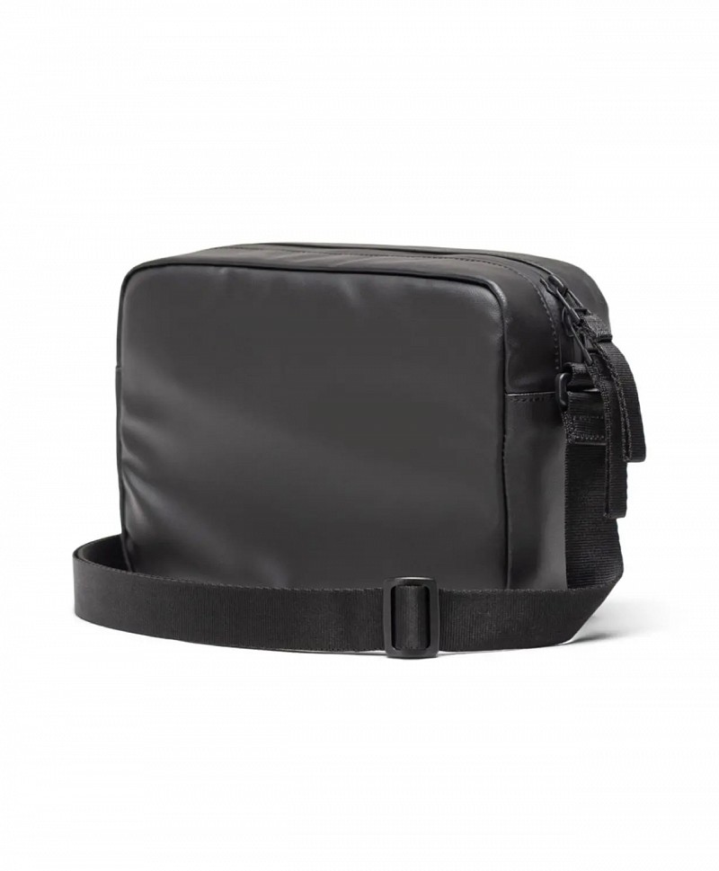 HERSCHEL ALBERNI WEATHER RESISTANT CROSSBODY BAG BLACK