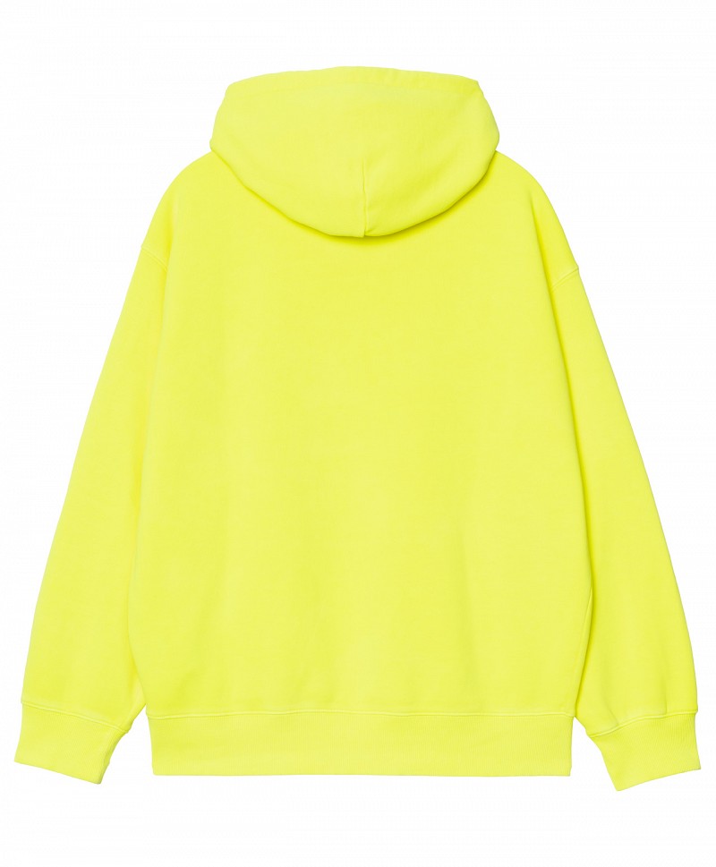 CARHARTT WIP LUMO HOOD YELLOW GARMENT DYED