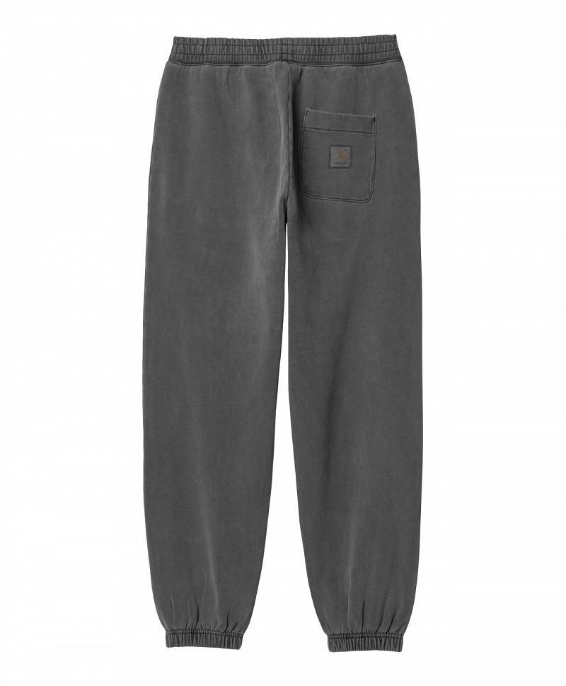 CARHARTT WIP VISTA GRAND SWEAT PANT BLACK GARMENT DYED