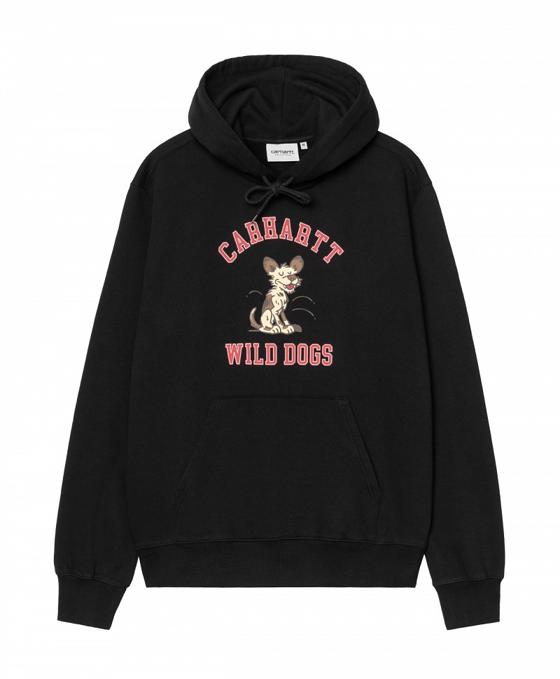 CARHARTT WIP WILD DOG HOOD BLACK