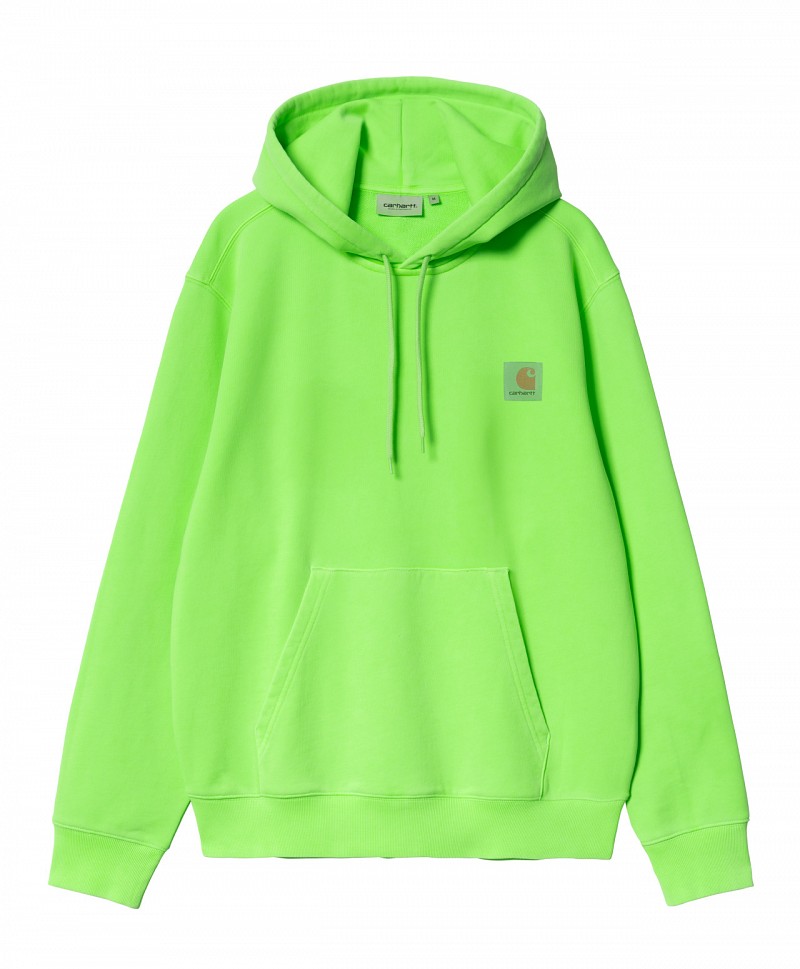 CARHARTT WIP LUMO HOOD GREEN GARMENT DYED