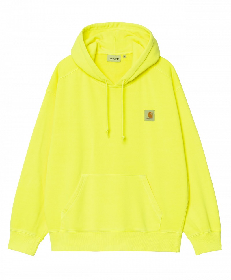 CARHARTT WIP LUMO HOOD YELLOW GARMENT DYED