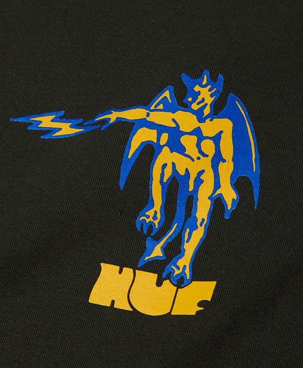 HUF HEAVENLY TEE VINTAGE BLACK