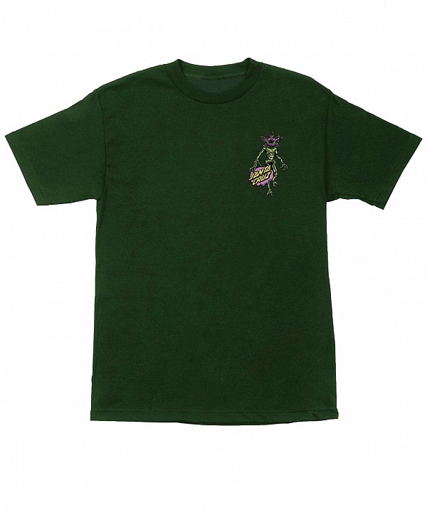 SANTA CRUZ X STRANGER THINGS DEMOGORGON TEE FOREST GREEN