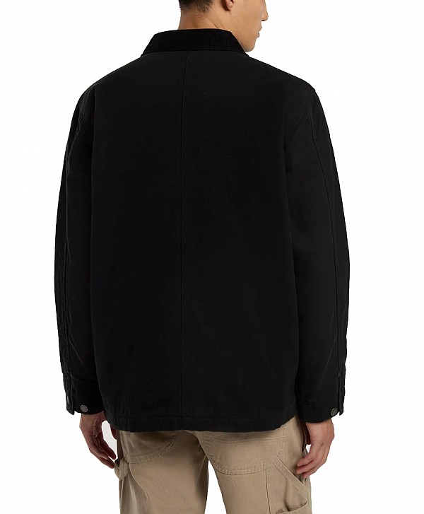 DICKIES CHORE JACKET LINED CANVAS BLACK