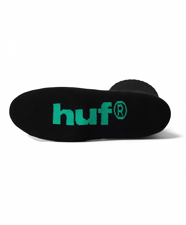 HUF X MICKEY MOUSE GREETINGS CREW SOCKS BLACK