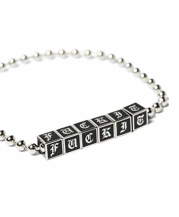 HUF BLOCKS BRACELET SILVER