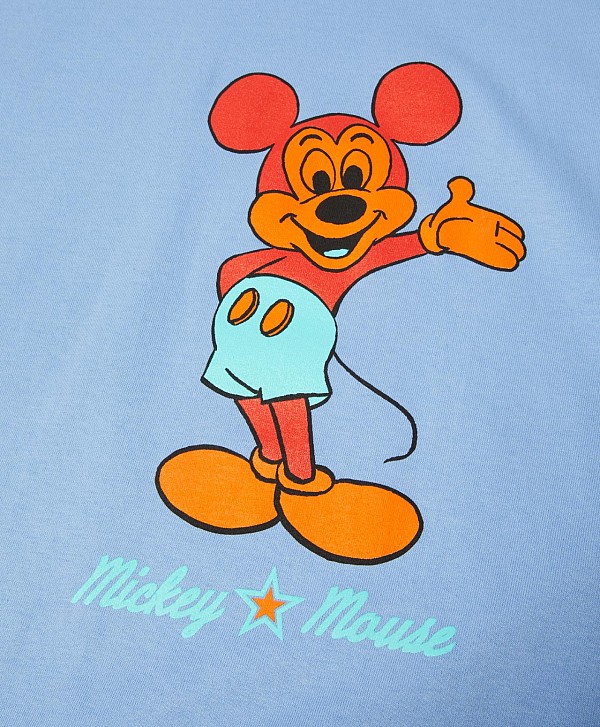 HUF X MICKEY MOUSE GREETINGS TEE DIGITAL VIOLET