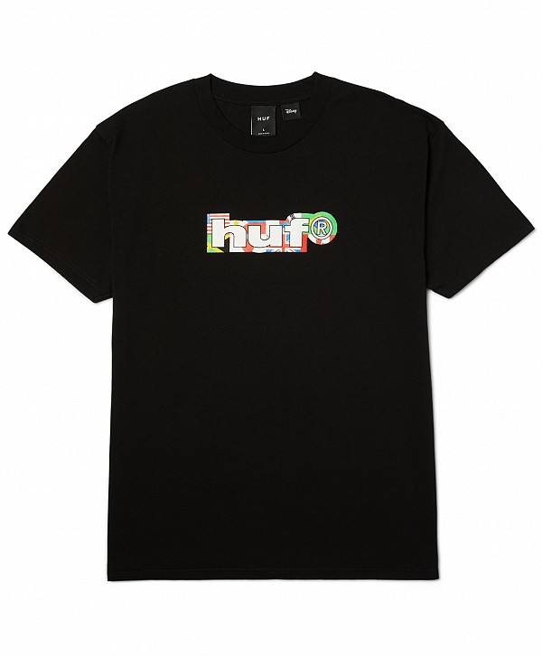 HUF X MICKEY MOUSE WORLD TOUR SILHOUETTE TEE BLACK