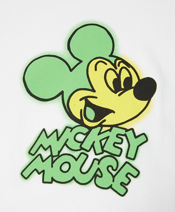 HUF X MICKEY MOUSE MICKEY SPRAY TEE WHITE