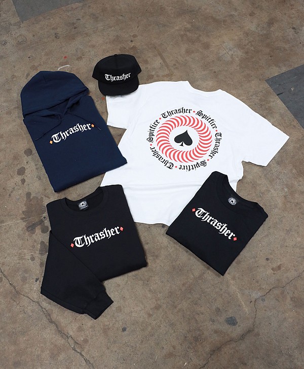 THRASHER X SPITFIRE THE END OATH TEE WHITE