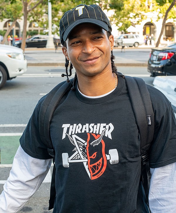 THRASHER X SPITFIRE THRASH & BURN TEE BLACK