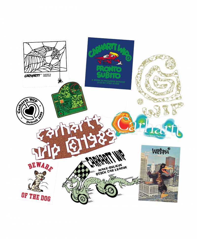 CARHARTT WIP STICKER PACK (10 PACK) MULTI