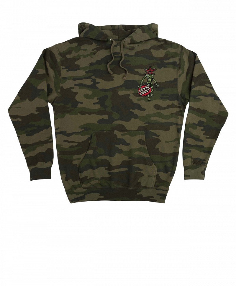 SANTA CRUZ X STRANGER THINGS DEMOGORGON HOOD FOREST CAMO