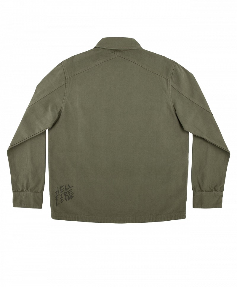 SANTA CRUZ X STRANGER THINGS CRAWL JACKET ARMY