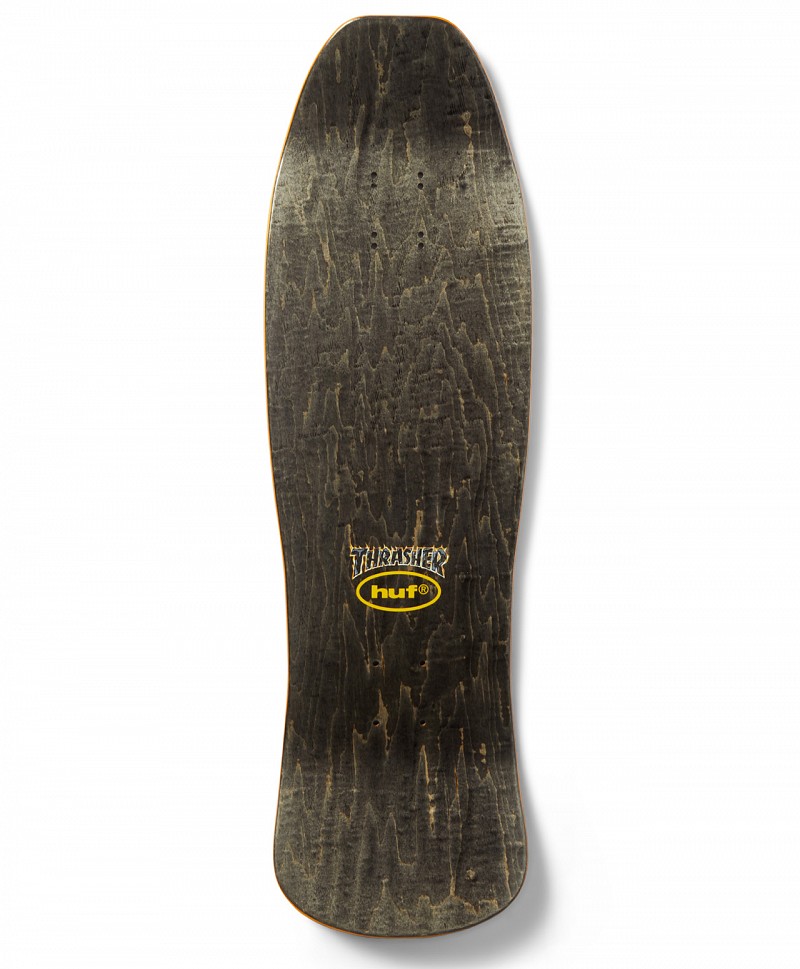 HUF X THRASHER MELTDOWN CRUISER DECK 9.375 MULTI
